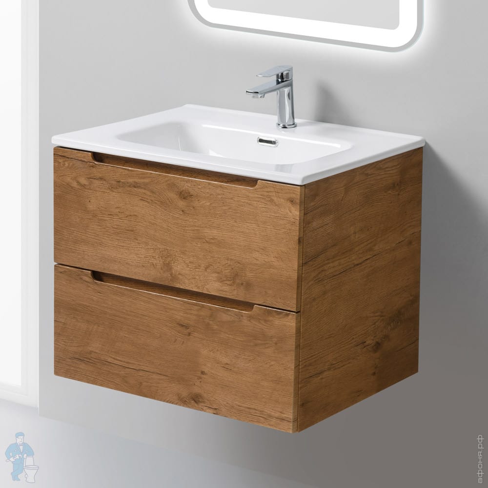 Тумба с раковиной belbagno etna 80 rovere nature