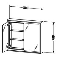 - Duravit L-Cube (800700154) , ,  LC7651018180000