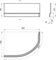    RAVAK ROSA II 160 L N  CZM1200AN0