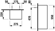   LAUFEN PALOMBA 407102 (275x220x550)  , , 