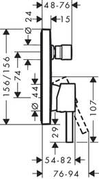  Hansgrohe Finoris 76415700  ,  ,  