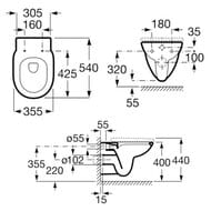 Roca DEBBA Round Rimless   (355540400) ,  346998000