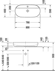  Duravit Luv 800400 , ,     0380800000