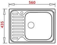   Ukinox Classic 560435  .  0,5,  1 1/2, CLM 560.435 ---5K 1R