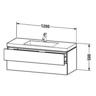    Duravit L-Cube 1200500480 2 , 1 .  ,   LC6929O1818