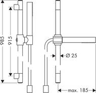   Axor Starck 27983140 -, ,  0,9 ,  