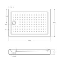    CEZARES (1200800150) ,   TRAY-A-AH-120/80-15-W0