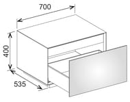  Keuco Edition Lignatur 700535400 , 1 ,  33320700003