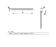   LAUFEN Frame25 447511 (10002525) , LED4000, 