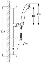   Grohe Sinfonia  ,  600 ,  1500 , :  28975000