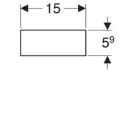    Geberit Smyle Square 323150 -, - 500.677.00.1