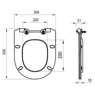  Ravak   Vita slim, , SoftClose,   X01861