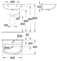  Grohe Bau Ceramic 39421000  (609152442)