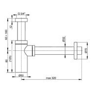 !    Alcaplast A400 1 1/4"/32 DESING .,  , 