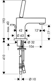  Axor Citterio 39015   ,  ,  104, 193