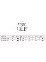   1/2" VALTEC    , VT.123.N.04