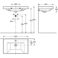    La Fenice Cubo Twin Grigio 80 (776469613)   FNC-01-CUB-G-80-2