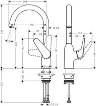  Hansgrohe Focus M42   220     71802000