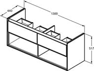   Ideal Standard CONNECT AIR 1300517440 2 ,      E0831VY