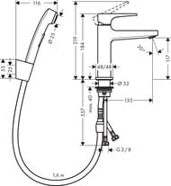  Hansgrohe Metropol 32522000     , 