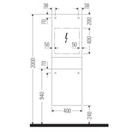  Duravit Qatego  Open-Space ,  , ,   QA1346L18180010