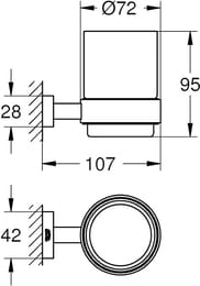     Grohe Essentials Cube , ,  , :  40755001