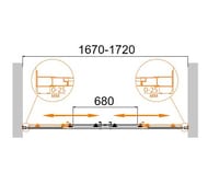   CEZARES MOLVENO (1670-17201950) BF-2-170-C-Cr-IV  ,  