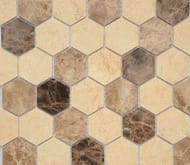     LeeDo Pietrine Hexagonal Pietra Mix 1 MAT hex 1830 (2853056) (.)