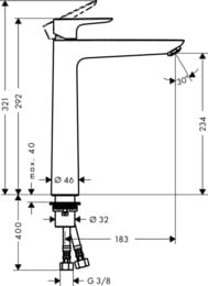  Hansgrohe Talis E 71717000  ,   234, , : 