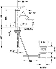  Duravit C.1      ,  91,  C11010001010