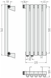  -0   500225 (5 ) ., EU50  , 3/4", 00-0320-5005