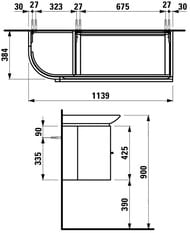    Laufen CASE for Palace 401622 (1140375450) , 2 ,  