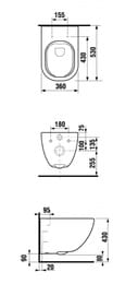   Laufen BASAL Combipack 866E10 (360530430) ,  