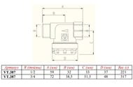   VALTEC 3/4".-., VT.387.N.05