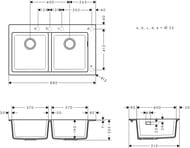    Hansgrohe S51 43316380 (880500) , . .,  