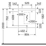  Duravit Light and mirror 80070035   LM783600000