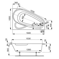   VAGNERPLAST SELENA 160 L (16001050430) ,  VPBA163SEL3LX-04