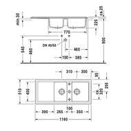   Duravit Cassia 1160510225, , 1,5 , ,  7513110000