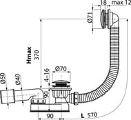    click/clack Alcaplast A507CKM /, . 40/50,    