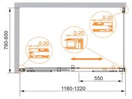   CEZARES PREMIER-SOFT (1180-1220x780-800x2000) W-AH-1-120/80-C-Cr-IV  /