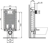 Ideal Standard   PROSYS LIGHT FRAME 120 M    R009767