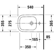   DURAVIT HAPPY D.2 365540285   , ,  2258151300