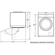   MAUNFELD MFWM127WH052 600468850,  -00019776