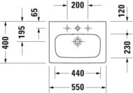  DURAVIT DuraStyle 550400170 .., .  ,  23375500001