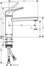  Hansgrohe Focus M42   120     71806800