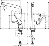  Hansgrohe Metris Select M71   320     14883000