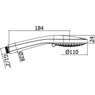   Paffoni Ginevra ZDOC125NO 110, 3 , ,  