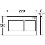   Viega Prevista Visign for Style 21  ,  ,  8611.1 7732