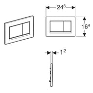 GEBERIT Sigma30  ,  ,  /   115.883.14.1