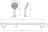   Jacob Delafon AWAKEN Geometric  d110, , ,  E99898RU-CP